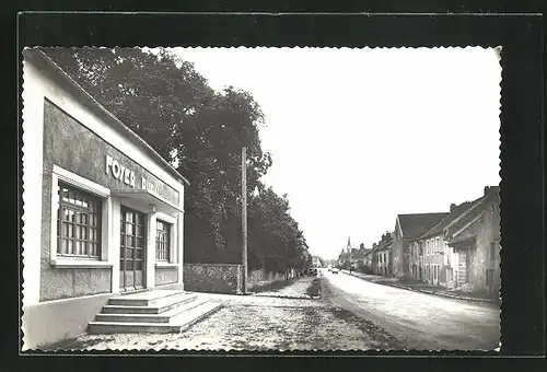Foto-AK Chanceaux, Avenue de Chatillon-sur-Seine