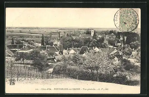 AK Pontailler-sur-Saone, Vue Generale