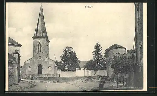 AK Precy, Vue sur l`Eglise