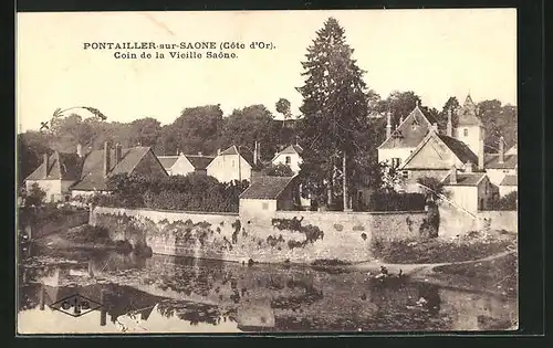 AK Pontailleer-sur-Saône, Coin de la Vieille Saône, Altstadt