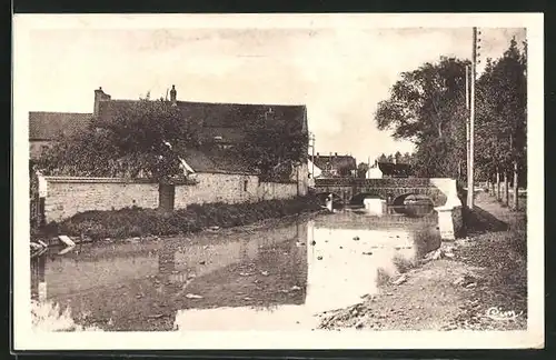 AK Saint-Julien-Clenay, le Pont sur la Norge