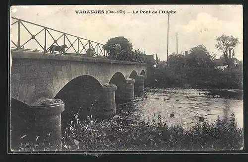 AK Varanges, le Pont de l'Ouche