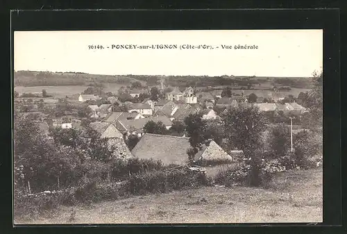 AK Poncey-sur-l’Ignon, Vue générale