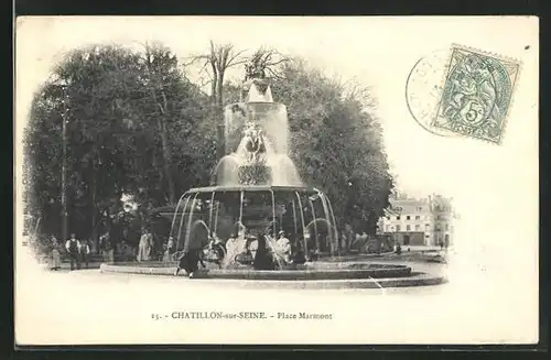 AK Chatillon-sur-Seine, Place Marmont