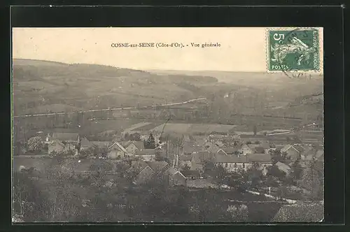 AK Cosne-sur-Seine, Vue generale, Totalansicht