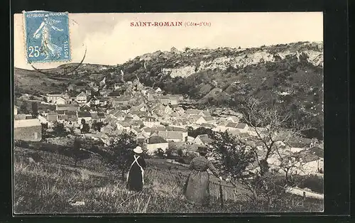 AK Saint-Romain, Totalansicht
