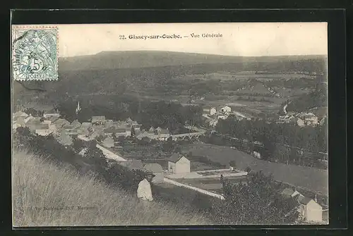 AK Gissey-sur-Ouche, Vue générale