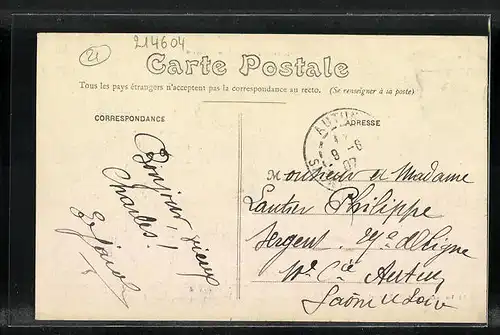 AK Gissey-sur-Ouche, Vue générale