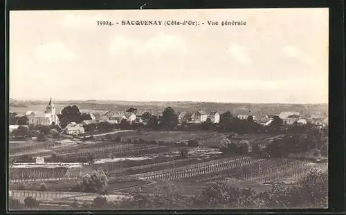 AK Sacquenay, Vue Generale, Gesamtansicht