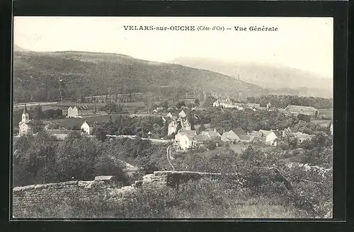 AK Velars-sur-Ouche, Totale der Ortschaft