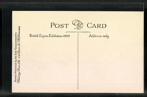 AK London, British Empire Exhibition 1924, Campbell Gray, Malaya from the Lake
