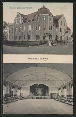 AK Billroda, Gemeinde-Gasthof von H. Ballin