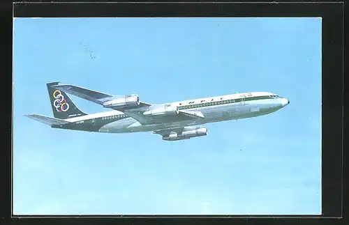 AK Olympic Airways Boeing 707-320 Super fan Jet
