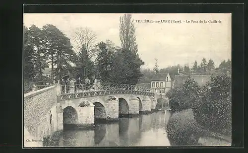 AK Tillieres-sur-Avre, le Pont de la Guillerie