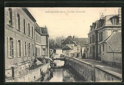 AK Nonancourt, le Quai du Guichet