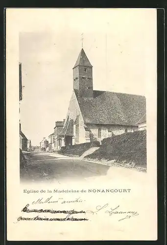 AK Nonancourt, Eglise de la Madeleine