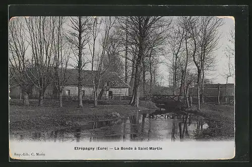 AK Etrepagny, La Bonde a Saint-Martin