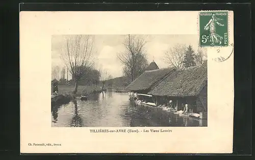 AK Tillieres-sur-Avre, Les Vieux Lavoirs