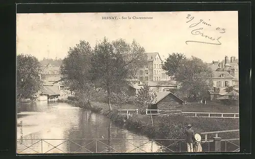 AK Bernay, Sur la Charentonne