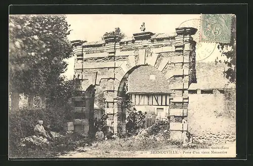 AK Bernouville, Porte d'un vieux Monastere