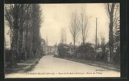 AK Carbon-Blanc, Route de St-Andrè-de-Cubzac, Entrèe du Village