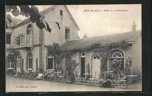 AK Jouy, Hôtel de la Providence, Gartenseite