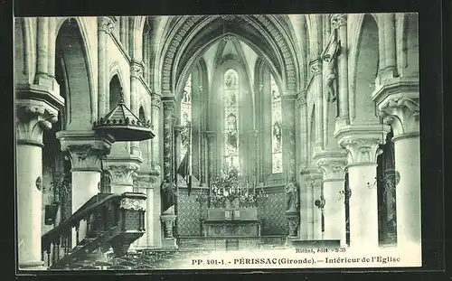 AK Perissac, Interieur de l`Eglise