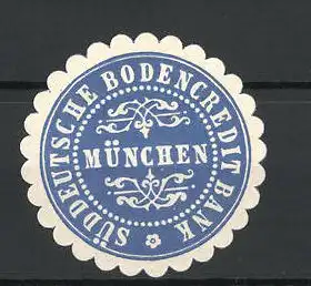 Reklamemarke München, Süddeutsche Bodencreditbank