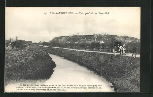 AK Dol-de-Bretagne, Vue generale du Mont Dol