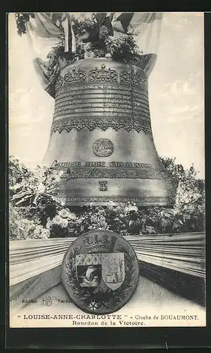 AK Douaumont, Cloche Louise-Anne-Charlotte, Glocke