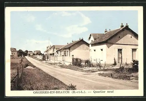 AK Orgeres-en-Beauce, Quartier neuf