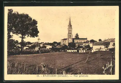AK Etauliers, Vue generale, Totalansicht