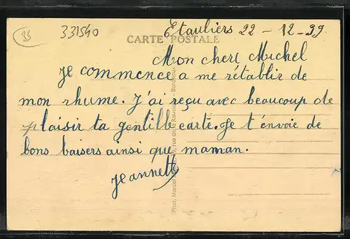 AK Etauliers, Vue generale, Totalansicht