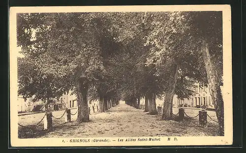 AK Grignols, Les Allees Saint-Michel