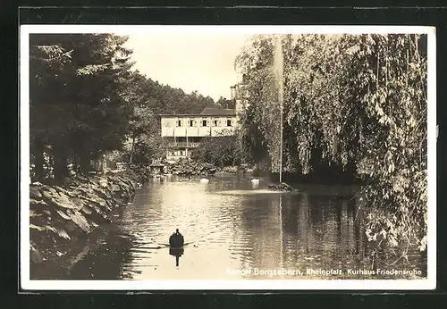 AK Bergzabern, Rheinpfalz, Blick zum Kurhaus Friedensruhe