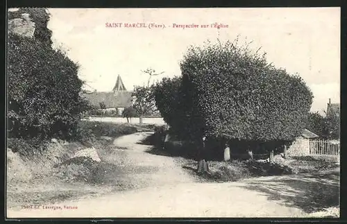 AK Saint Marcel, Perspective sur l'Eglise