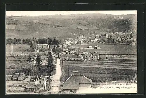 AK Virieu-on-Bourbre, Vue Gènèrale