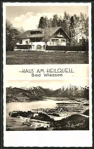 AK Bad Wiessee, Hotel Haus am Heilquell, Ortsansicht