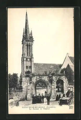 AK St-Jean-du-Doigt, Le Portail et l`Eglise