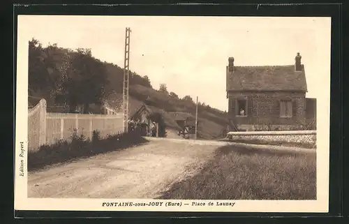 AK Fontaine-sous-Jouy, Place de Launay