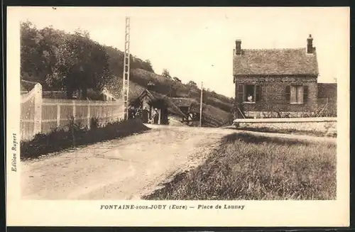 AK Fontaine-sous-Jouy, Place de Launay