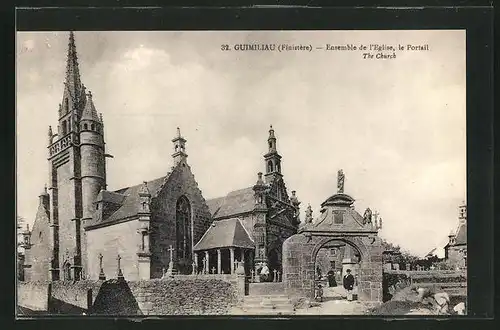 AK Guimiliau, Ensemble de l'Eglise, le Portail the Church