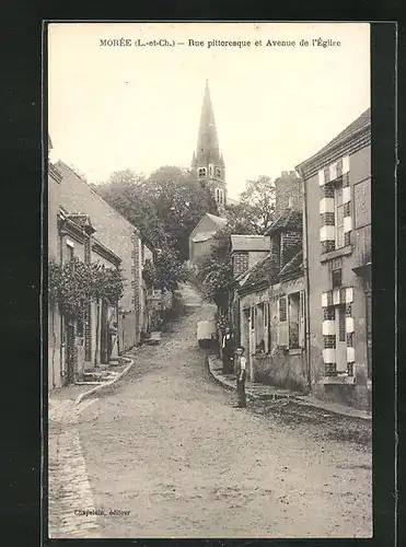 AK Moree, Rue pittoresque et Avenue de l`Eglise