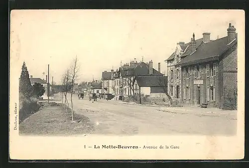 AK La Motte-Beuvron, Avenue de la Gare