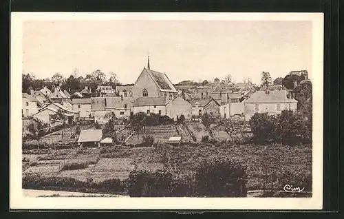 AK Villedieu-le-Chateau, Vue generale