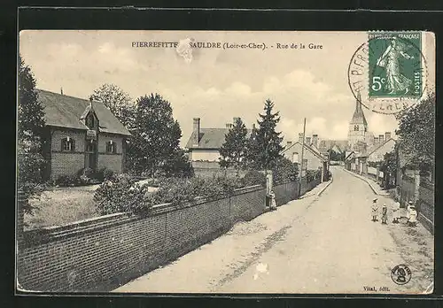 AK Sauldre, Rue de la Gare, Strassenpartie