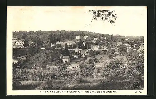 AK Celle-Saint-Cloud, Vue generale des Gressets