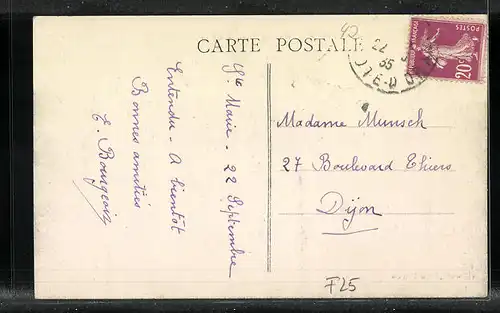 AK Sainte-Marie-sur-Ouche, Totalansicht des Ortes
