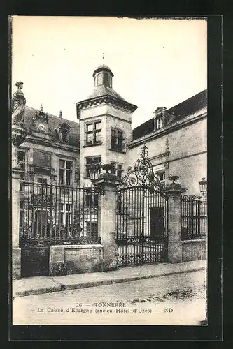 AK Tonnerre, La Caisse d`Epargne, Ancien Hotel d`Uzes