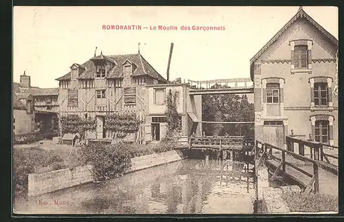 AK Romorantin, le Moulin des Garconnets